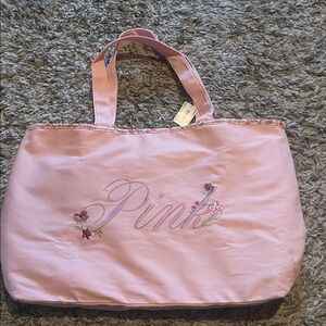 NEW!! PINK VS FLORAL TOTE